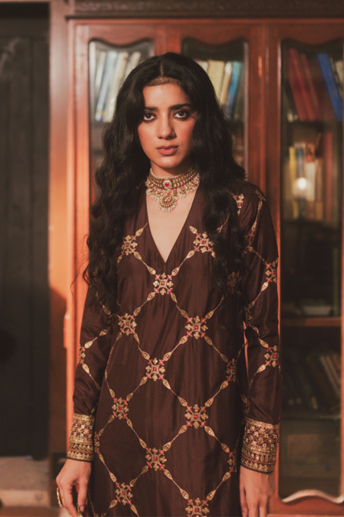 Sheetal Brown Kurta Set