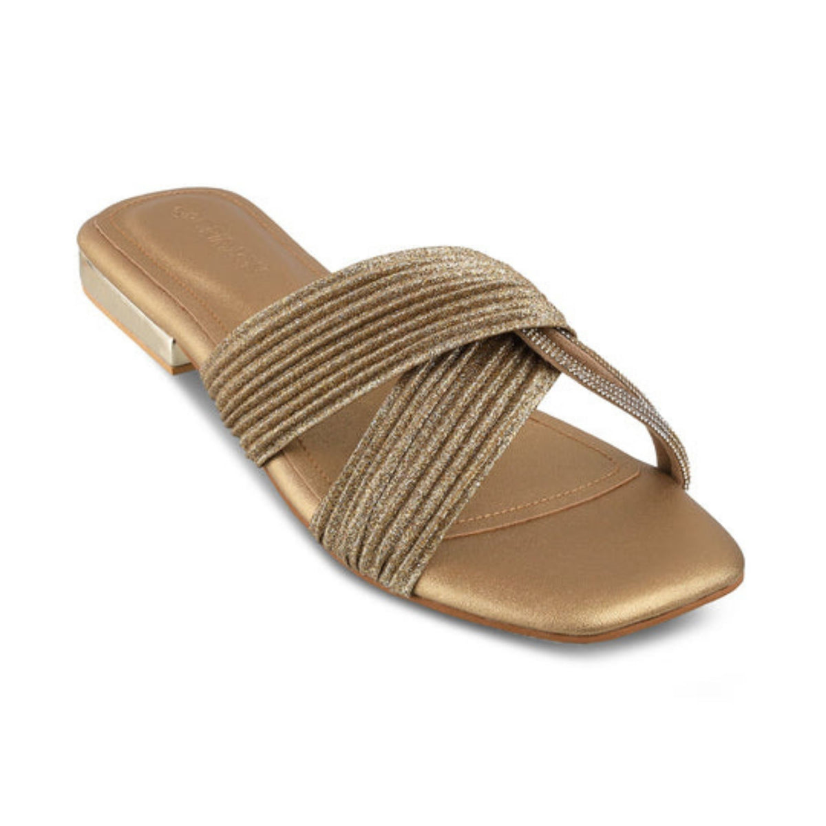 Lulu Antique Gold Flats
