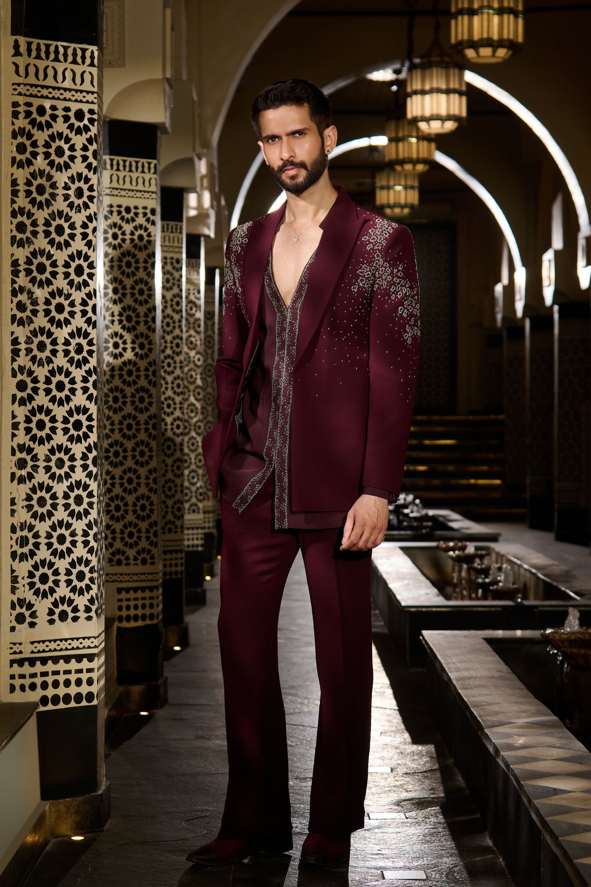 Garnet Short Jacket Set