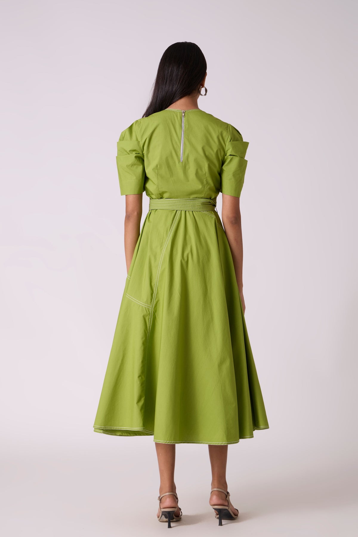 Maise Matcha Green Dress