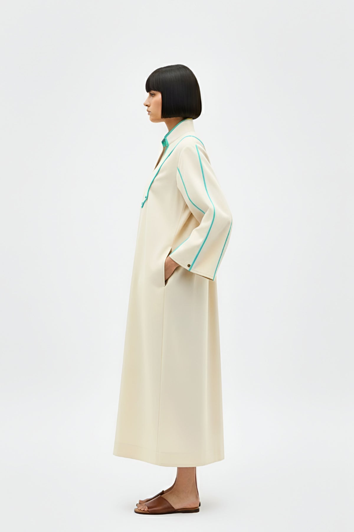 Ivory Tiffany Stripe Dress