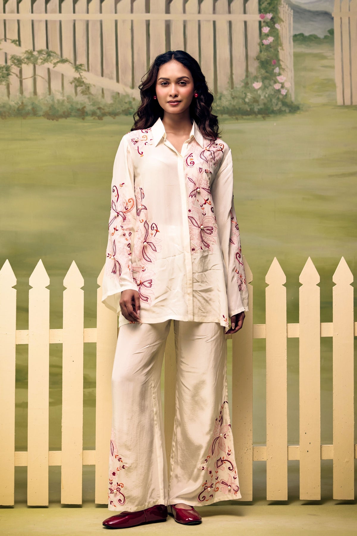 Coral Reverie Relaxed Co-ord Set