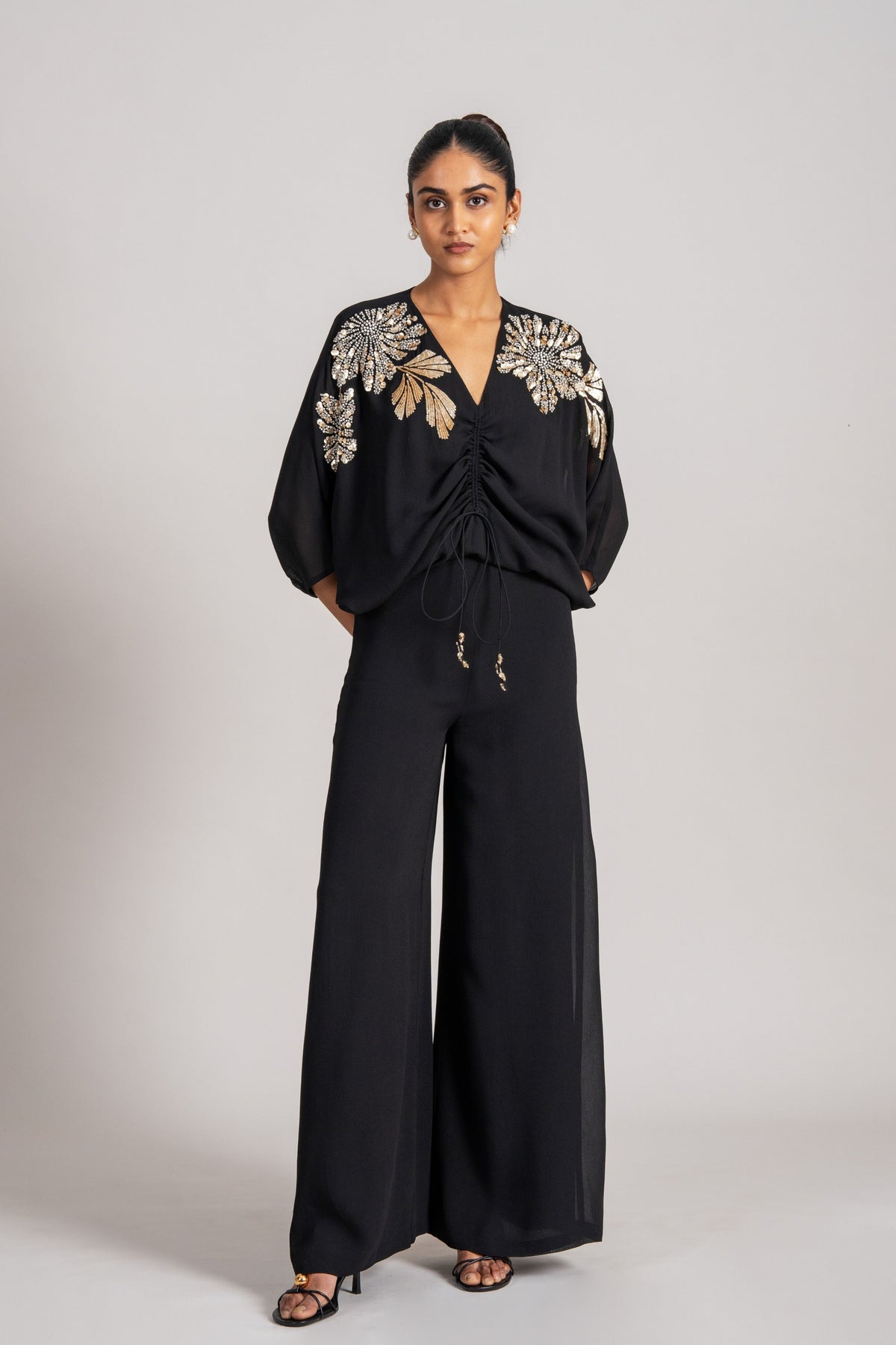 Cosmic Katnis Drawstring Jumpsuit