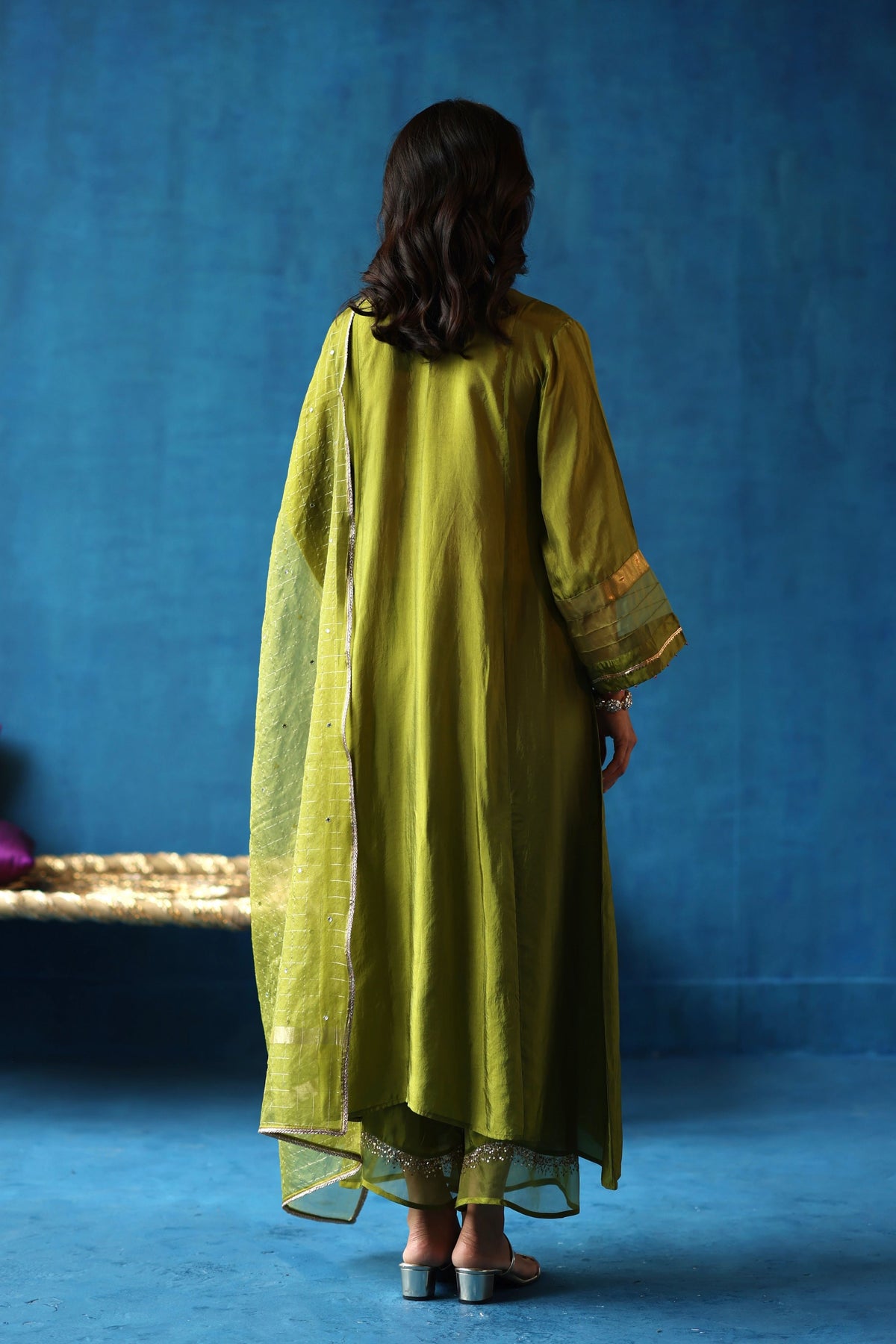 Green Jamun Kurta Set