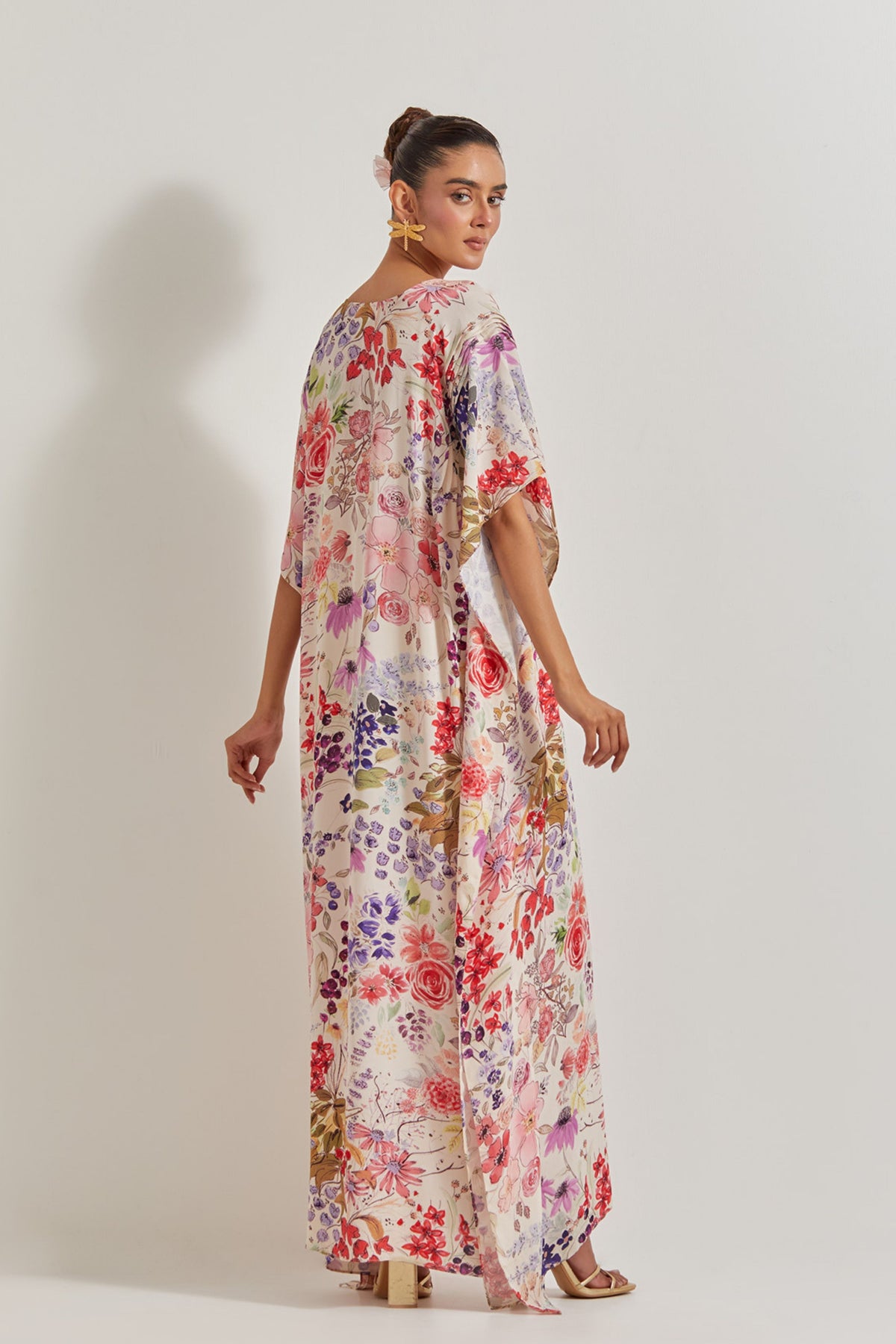 Blooming Burst Kaftan Dress