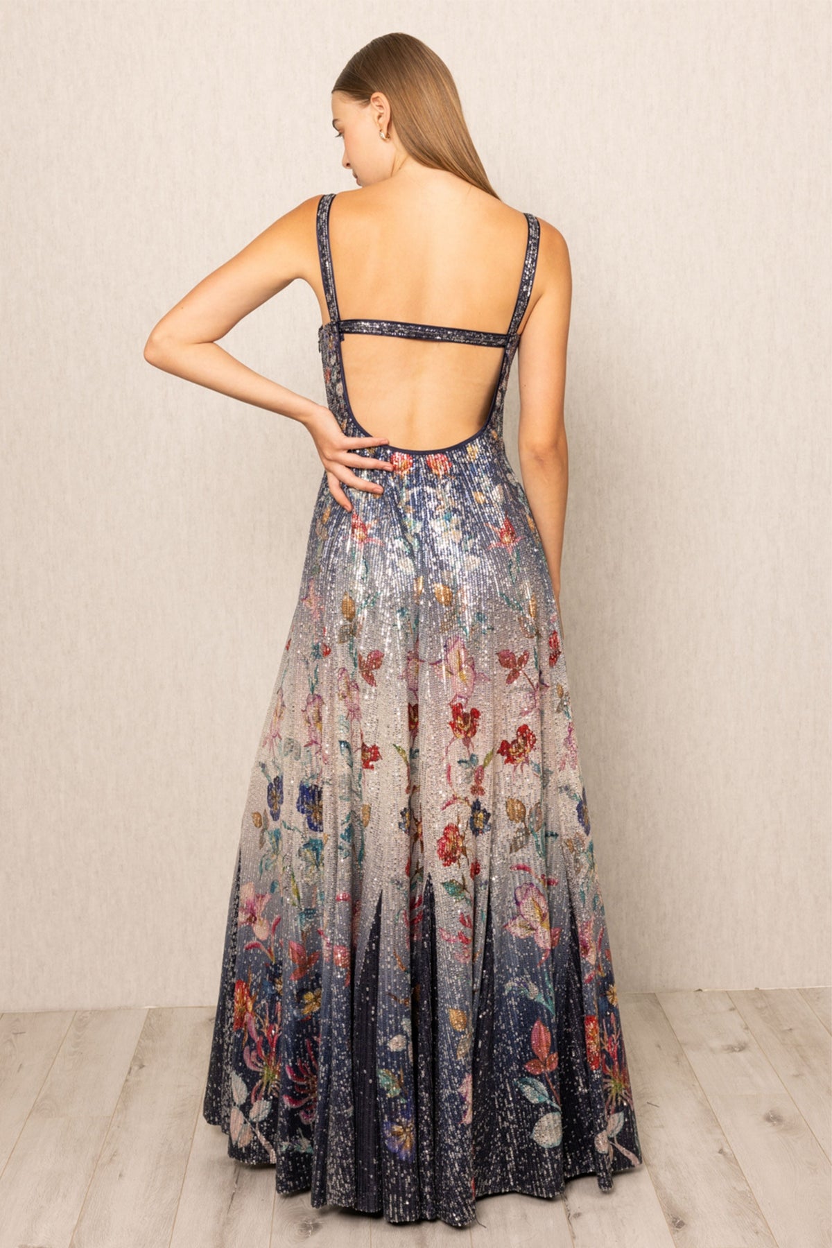 Celestia Sequins Gown