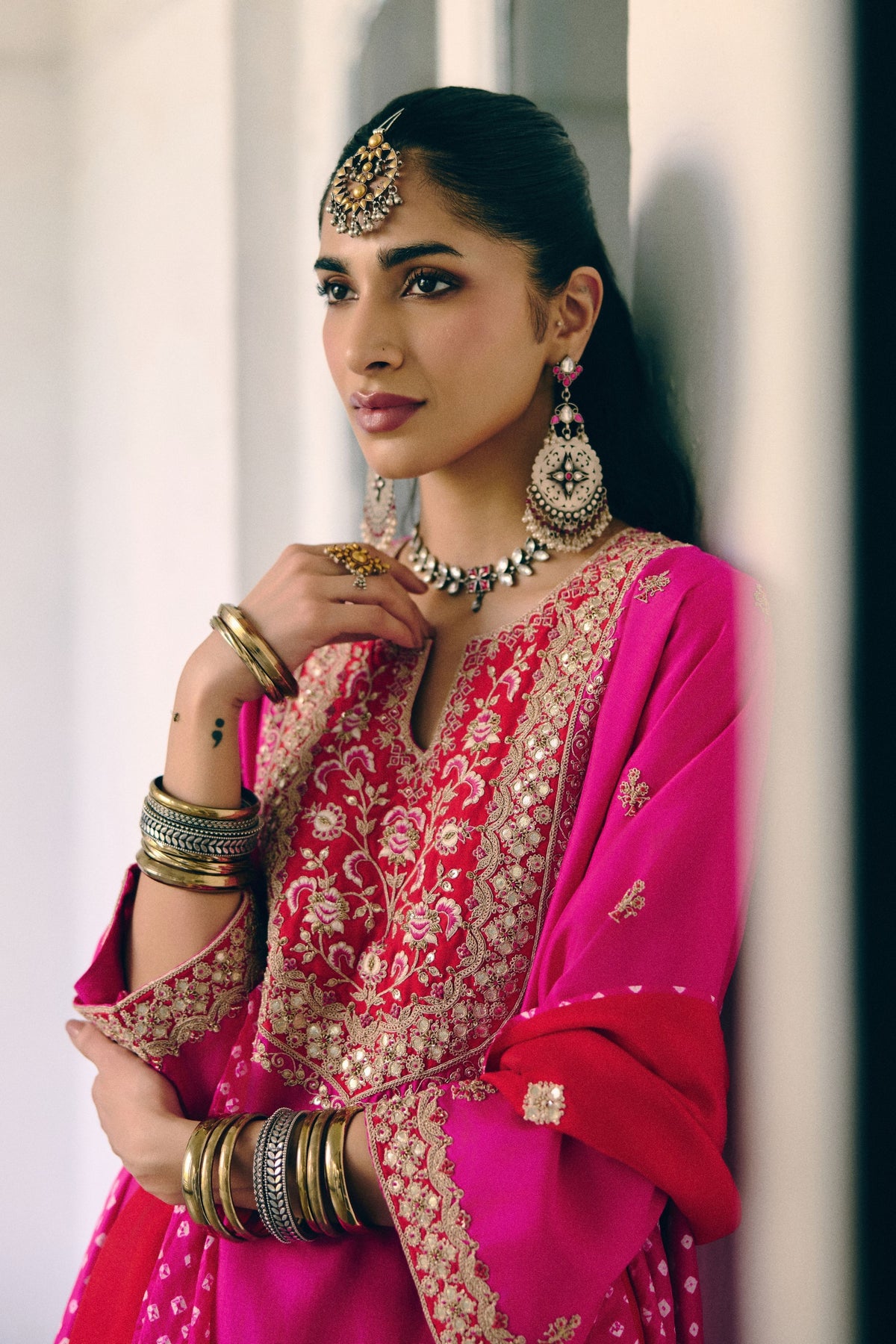Bandhani Kurta Set