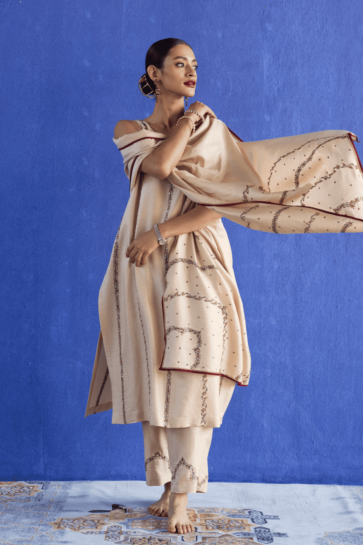 Beige Nidhi Suit