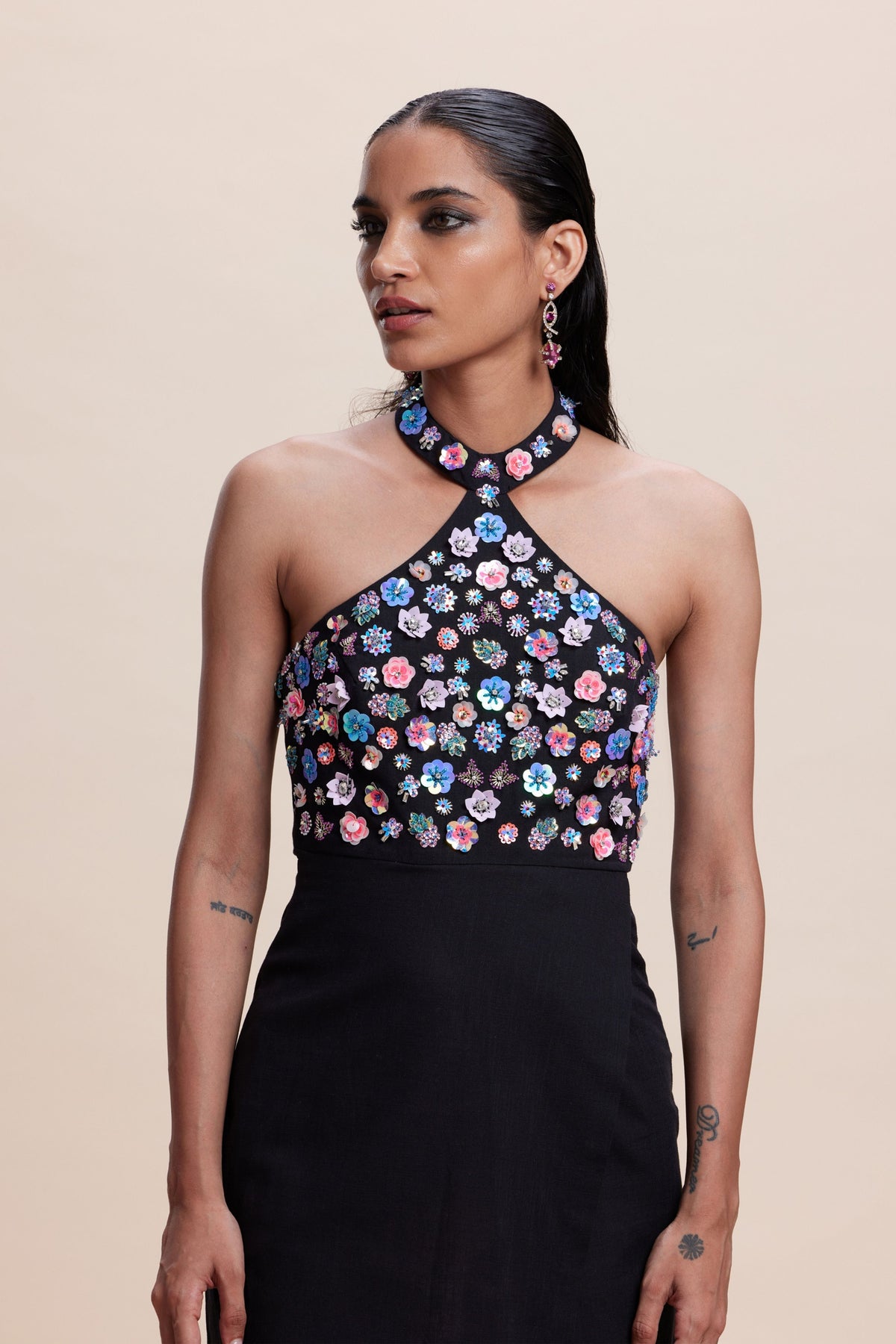 Black Embellished Dress
