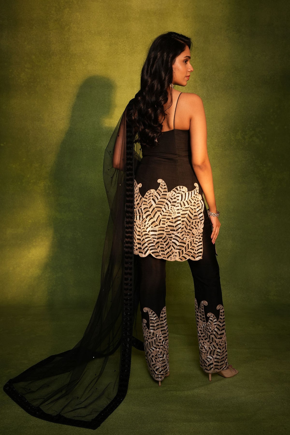 Black Kurta Set