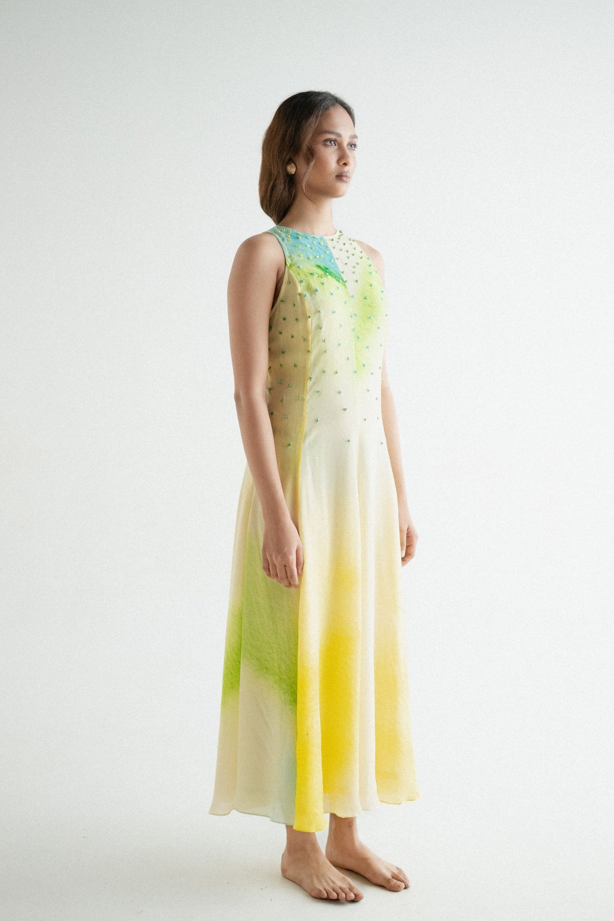 Embroidered Multicolor Dress