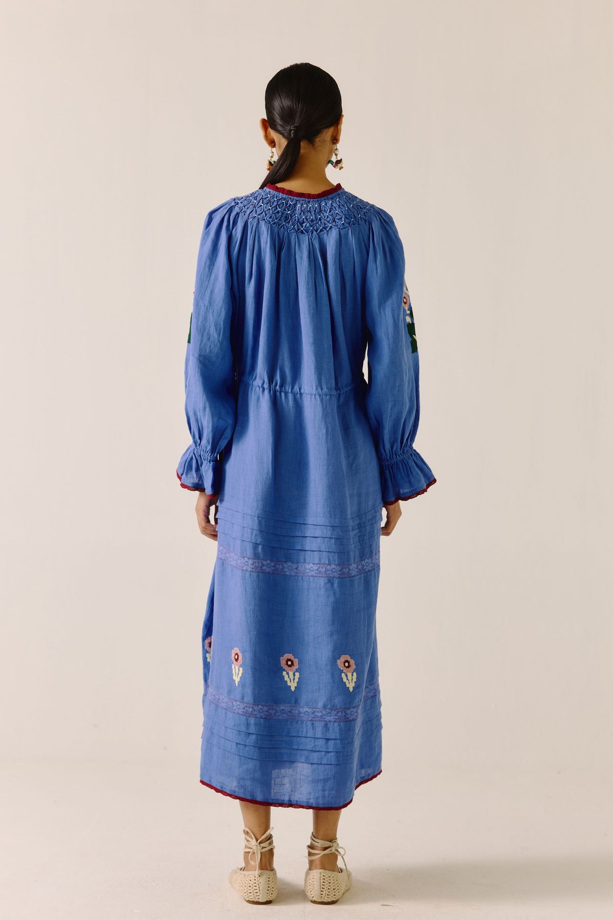 Electric Pixel Applique Edith Dress
