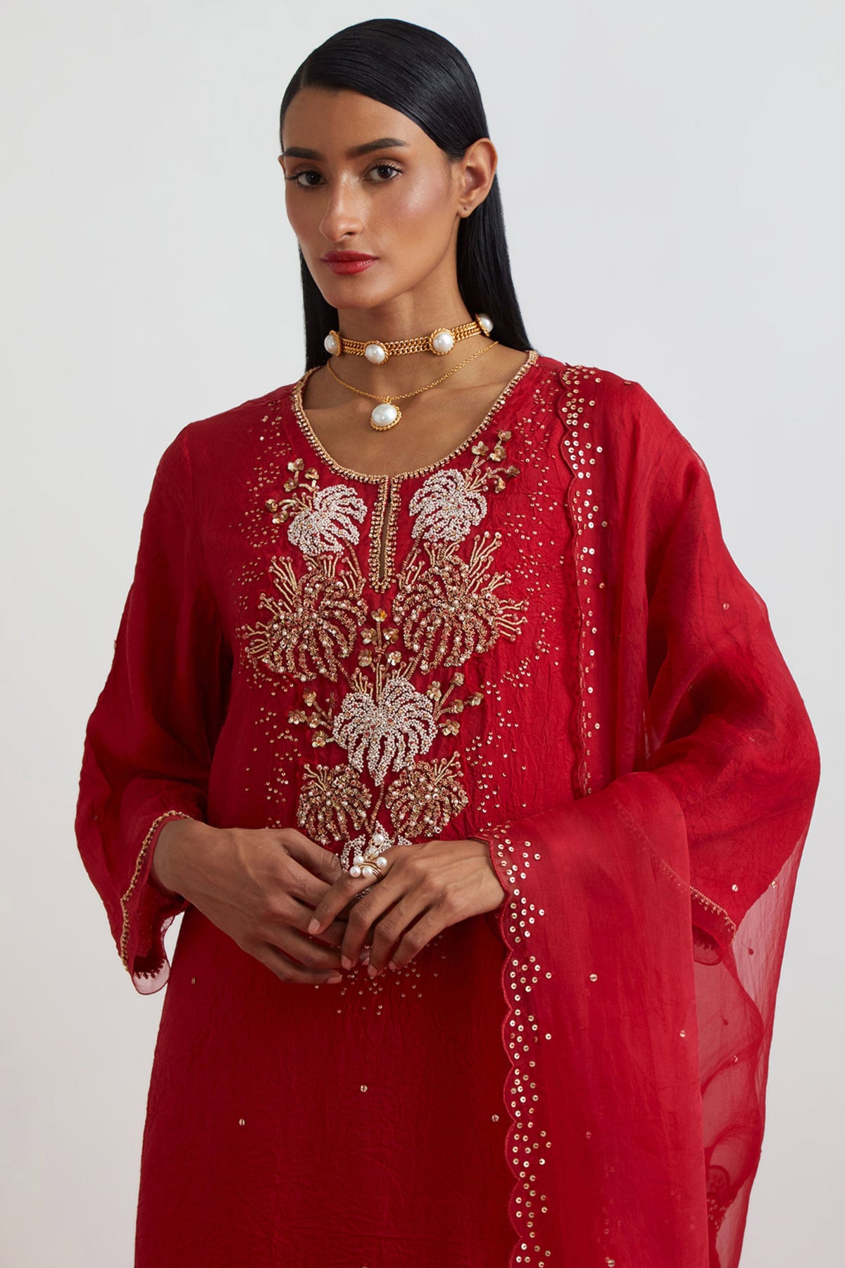 Ruby Luxe Kurta Set