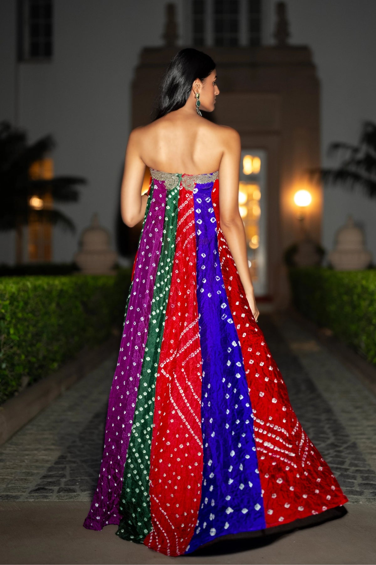 Bandhani Flared Dress