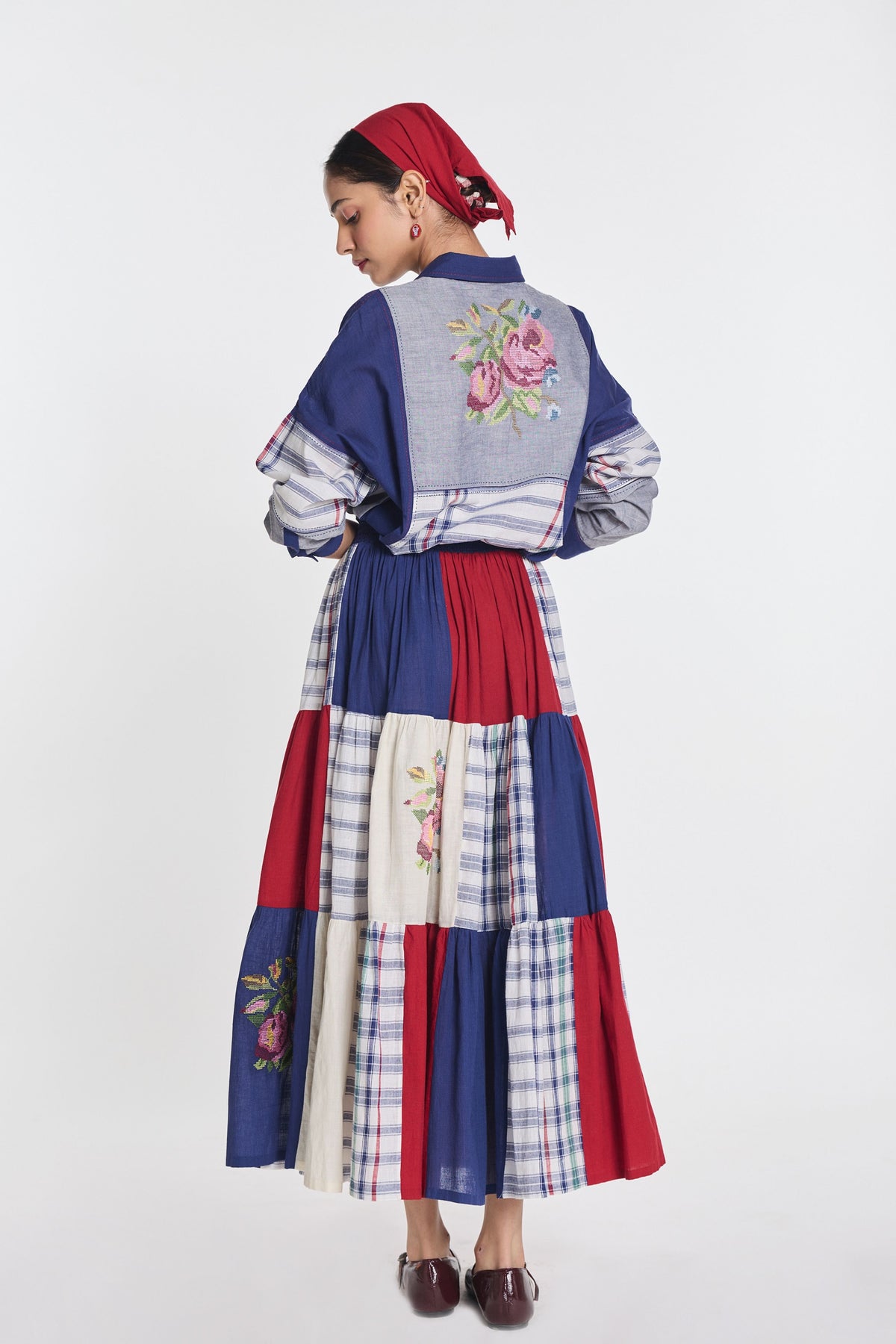Astilbe Patchwork Skirt