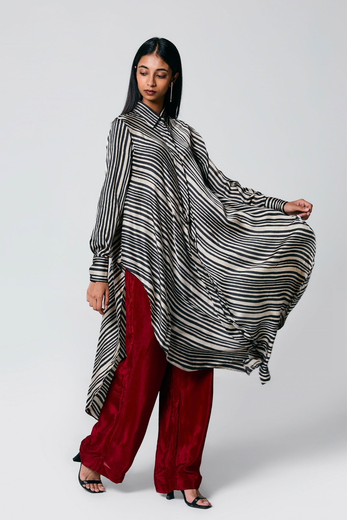 Multicolour Asymmetrical Co-ord Set
