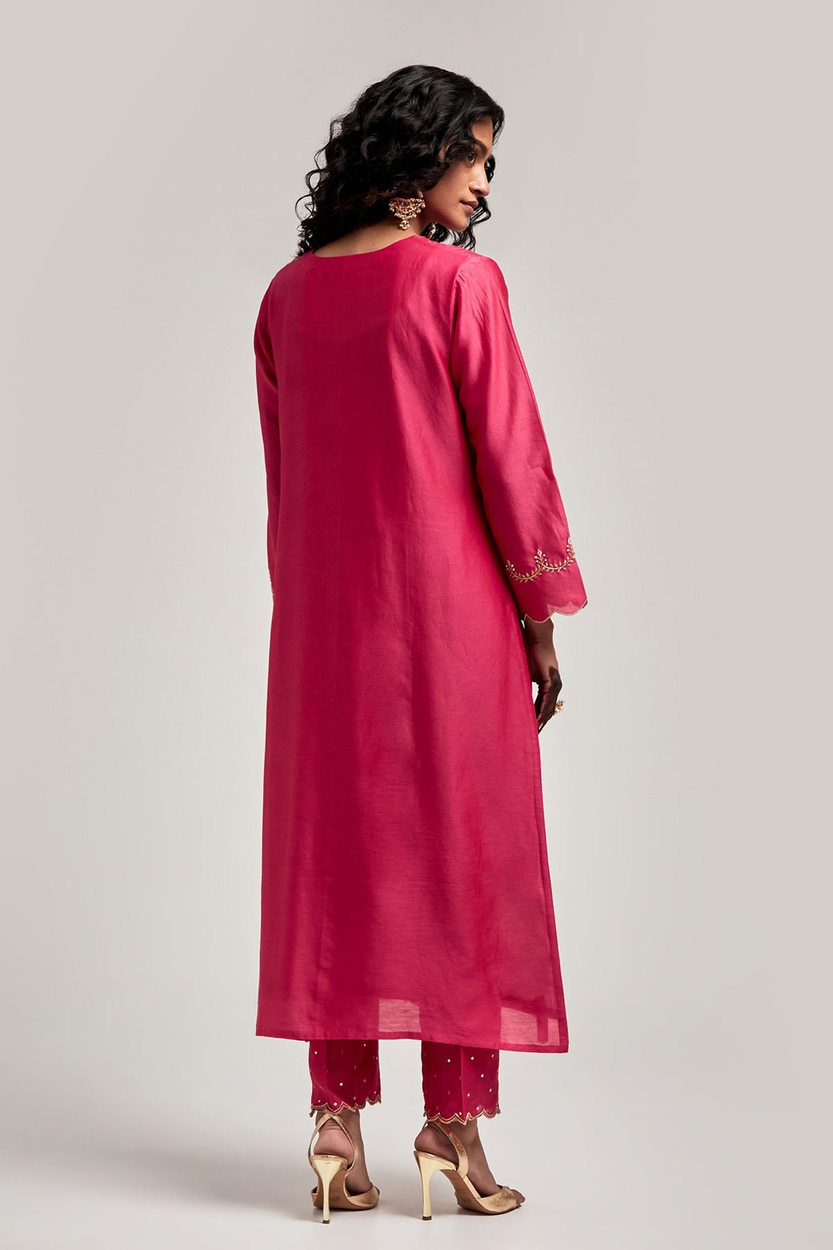 Fuchsia Kurta Set