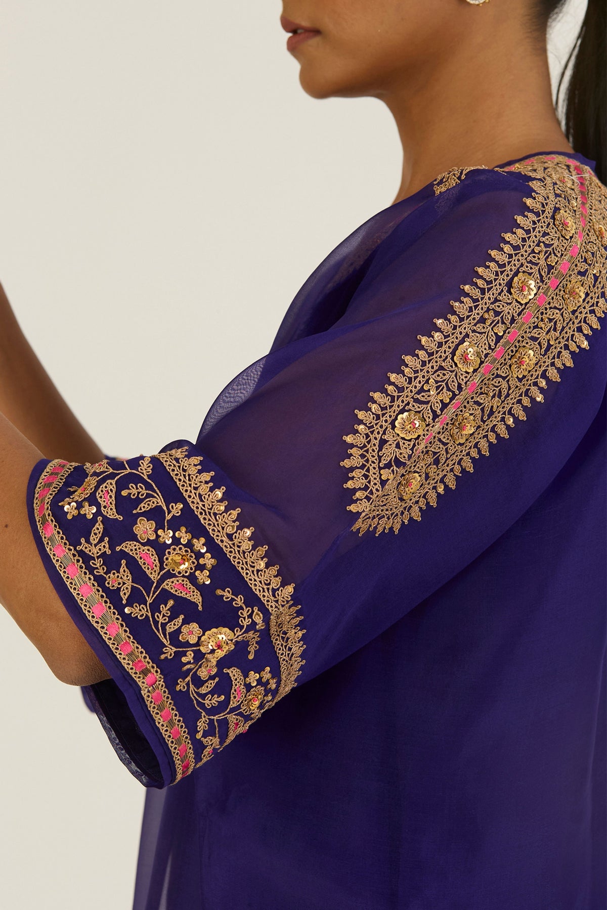 Ayra Purple Kaftan