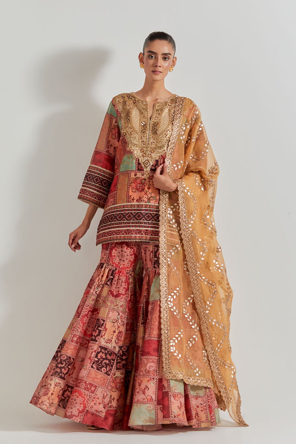 Spicy Glam Sharara Set