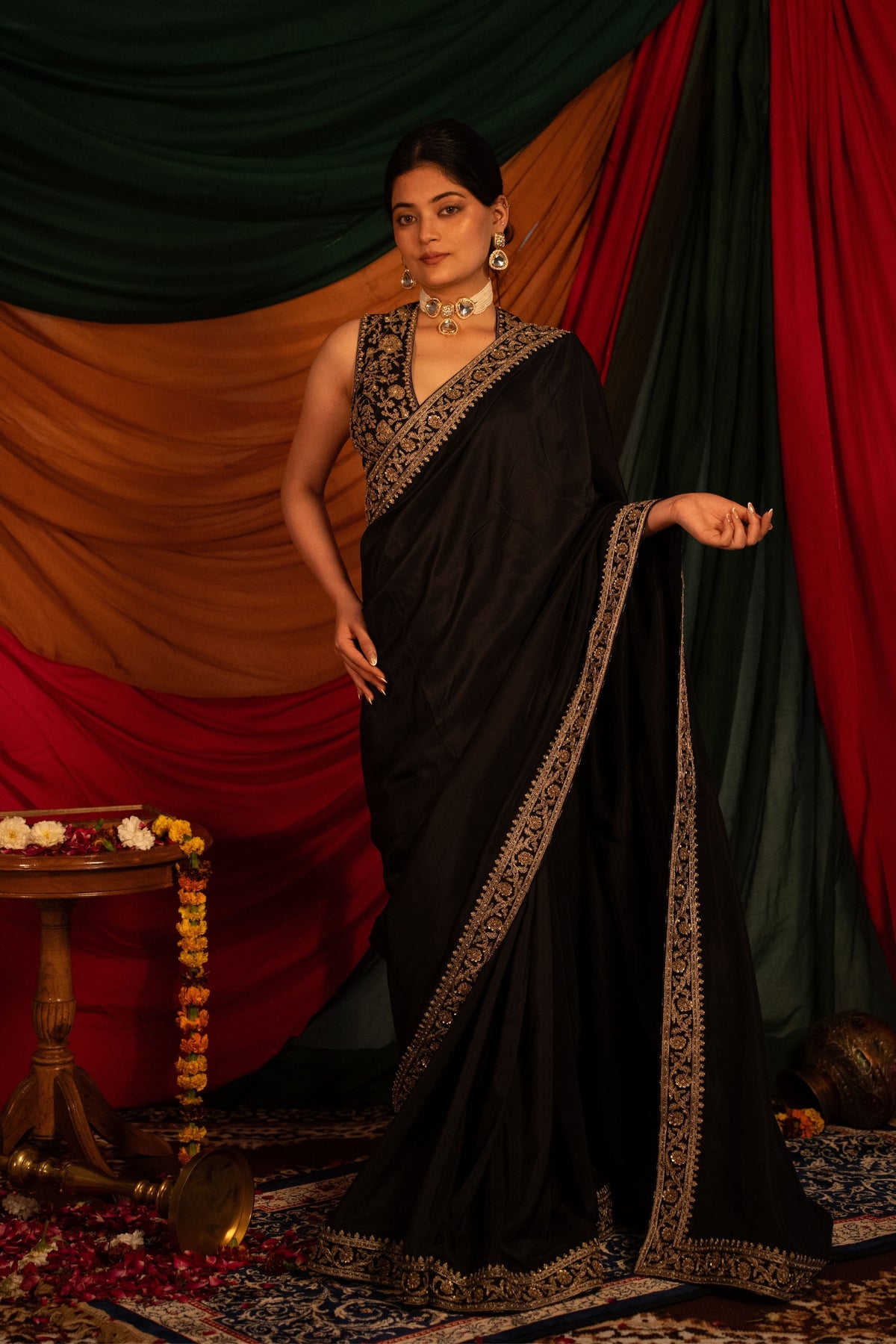 Hemrang Nisha Saree Set