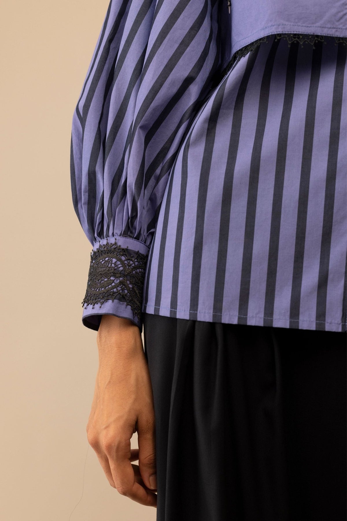 Nora Blue Stripe Top - Bunka - Elahe