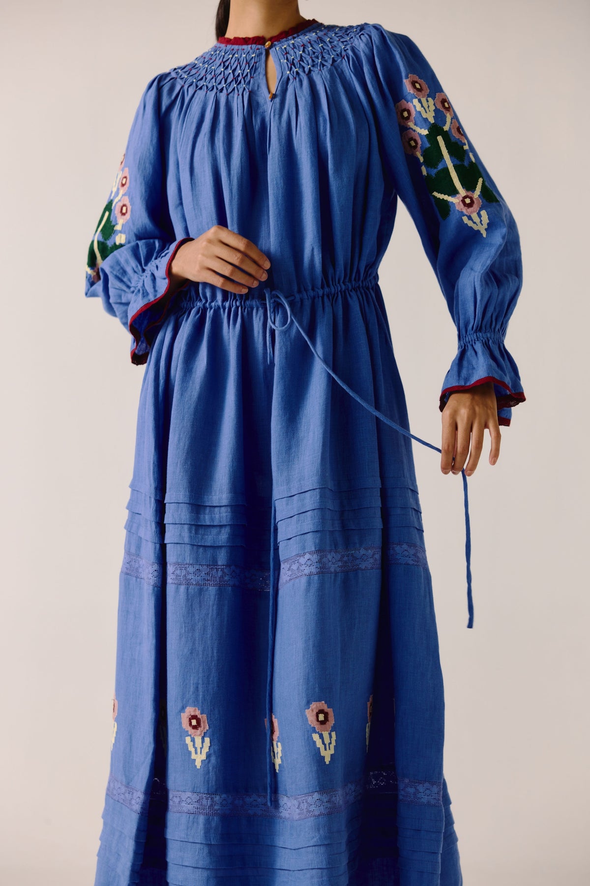 Electric Pixel Applique Edith Dress