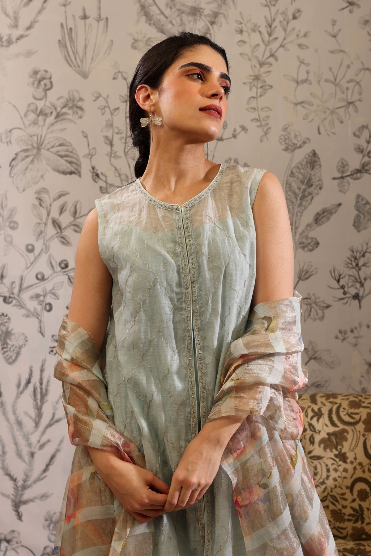 Makaranda Blue Kurta Set