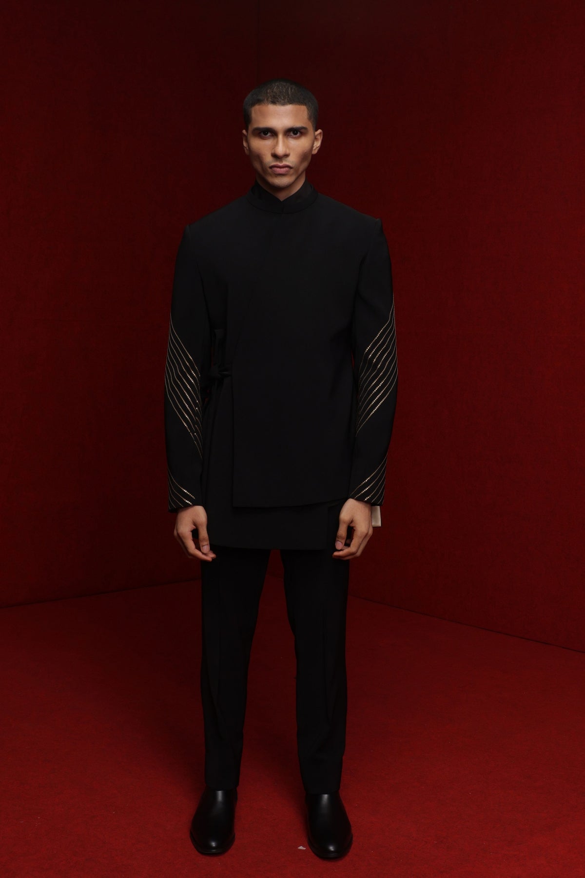 Indowestern Set In Black