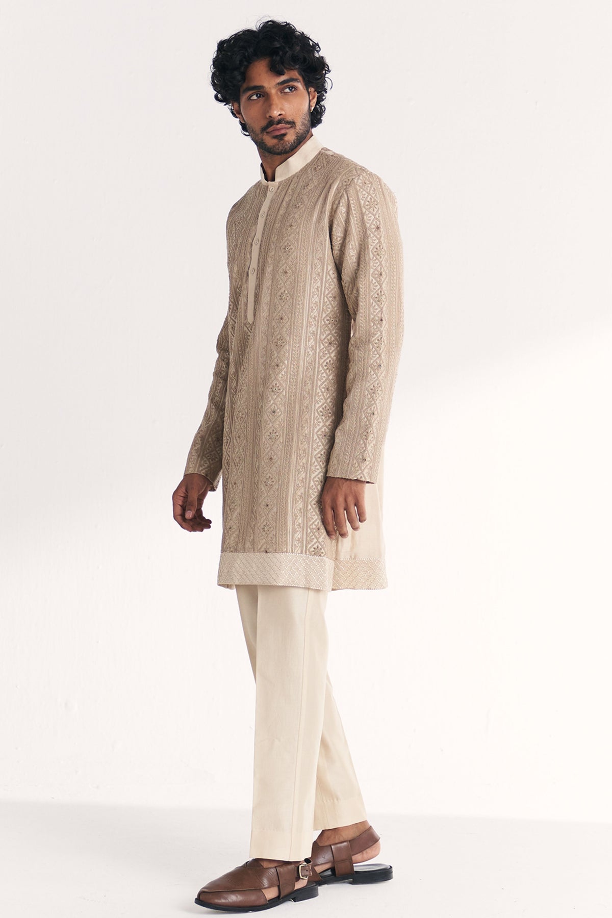 Janak Ivory Kurta Set