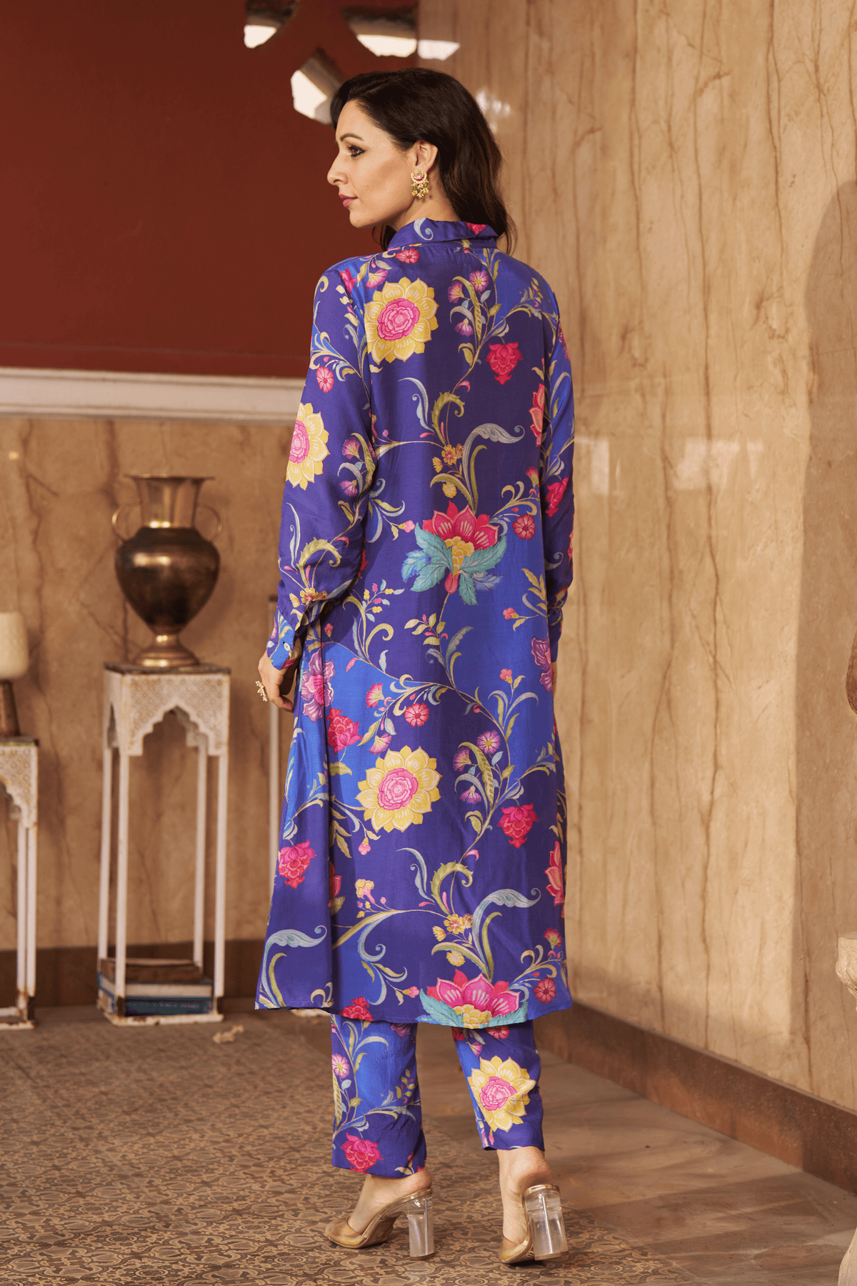 Ruya Blue Tunic Set