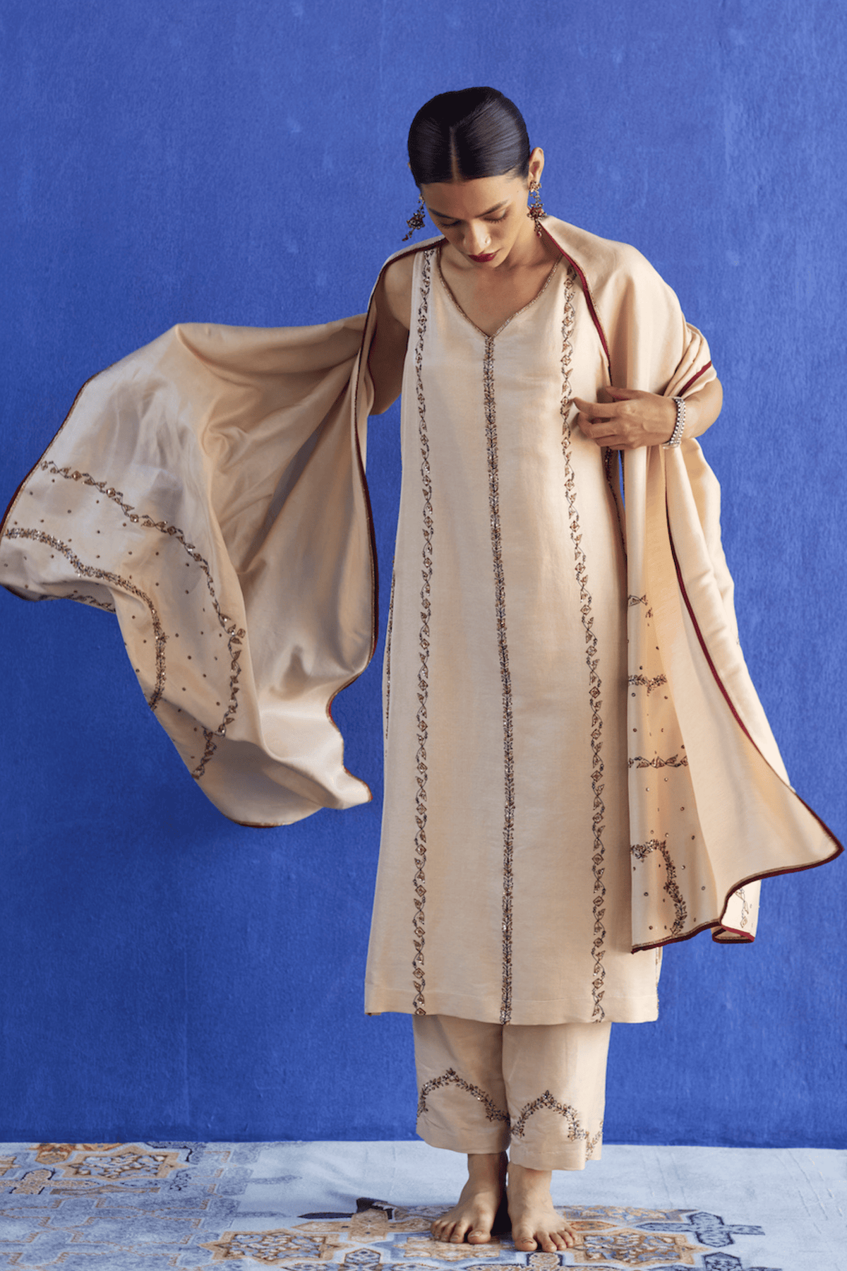Beige Nidhi Suit