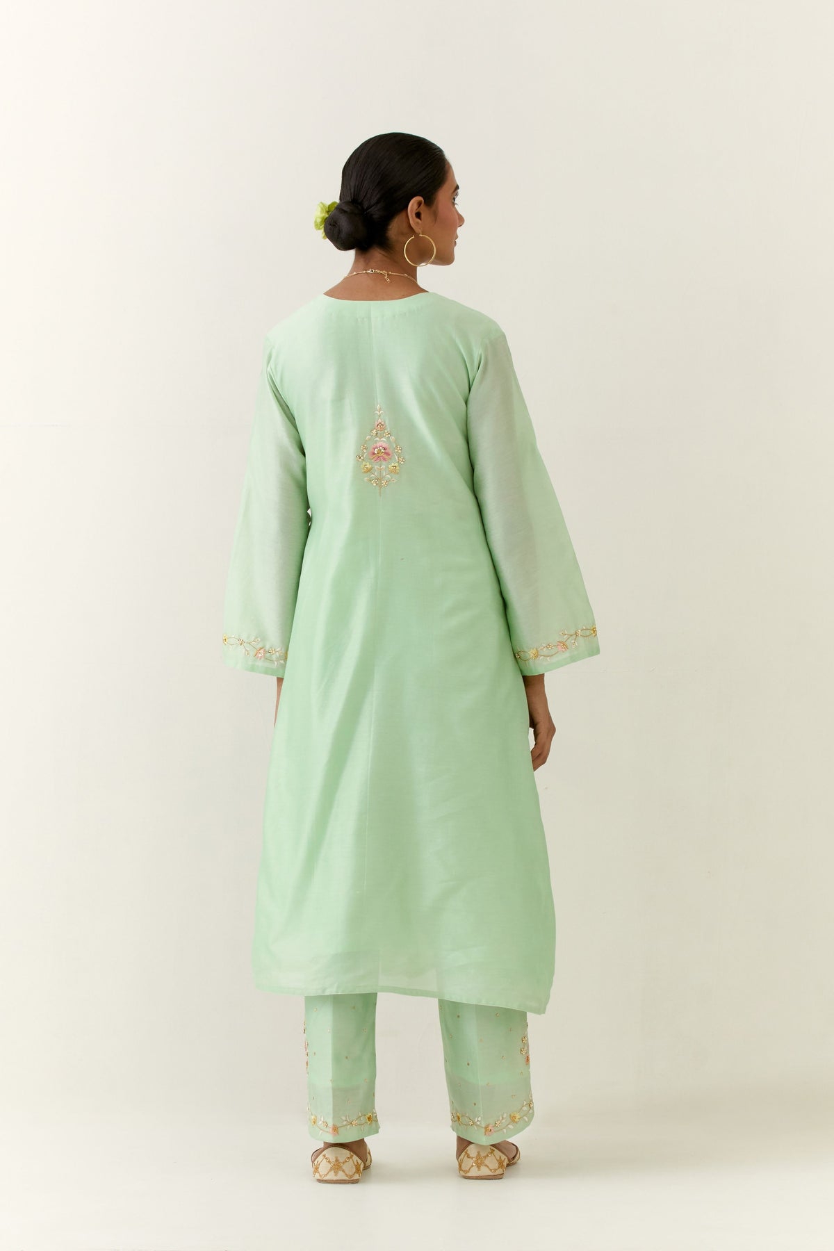 Green Kurta Set