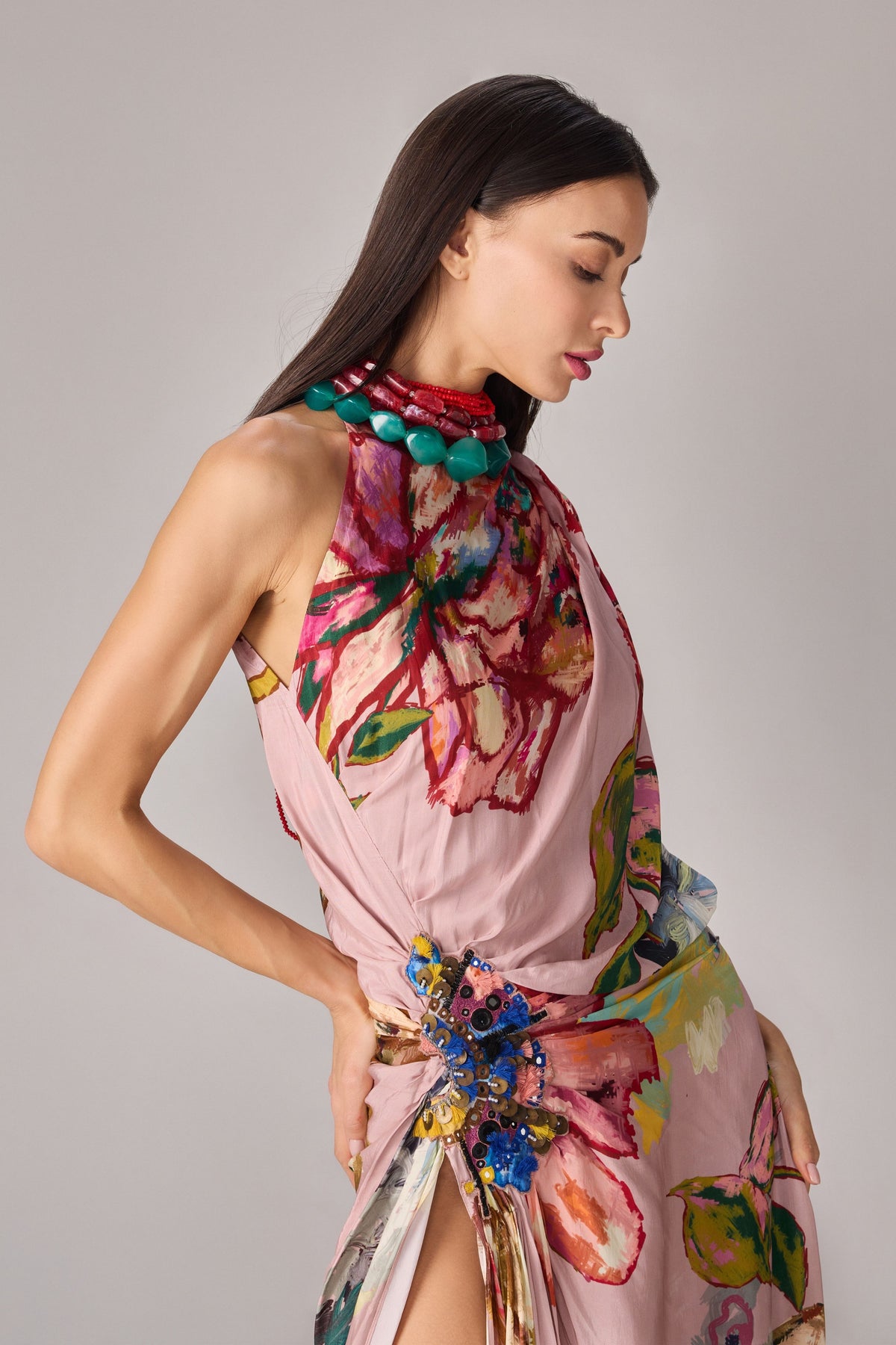 Peach Prime Nargis Dress