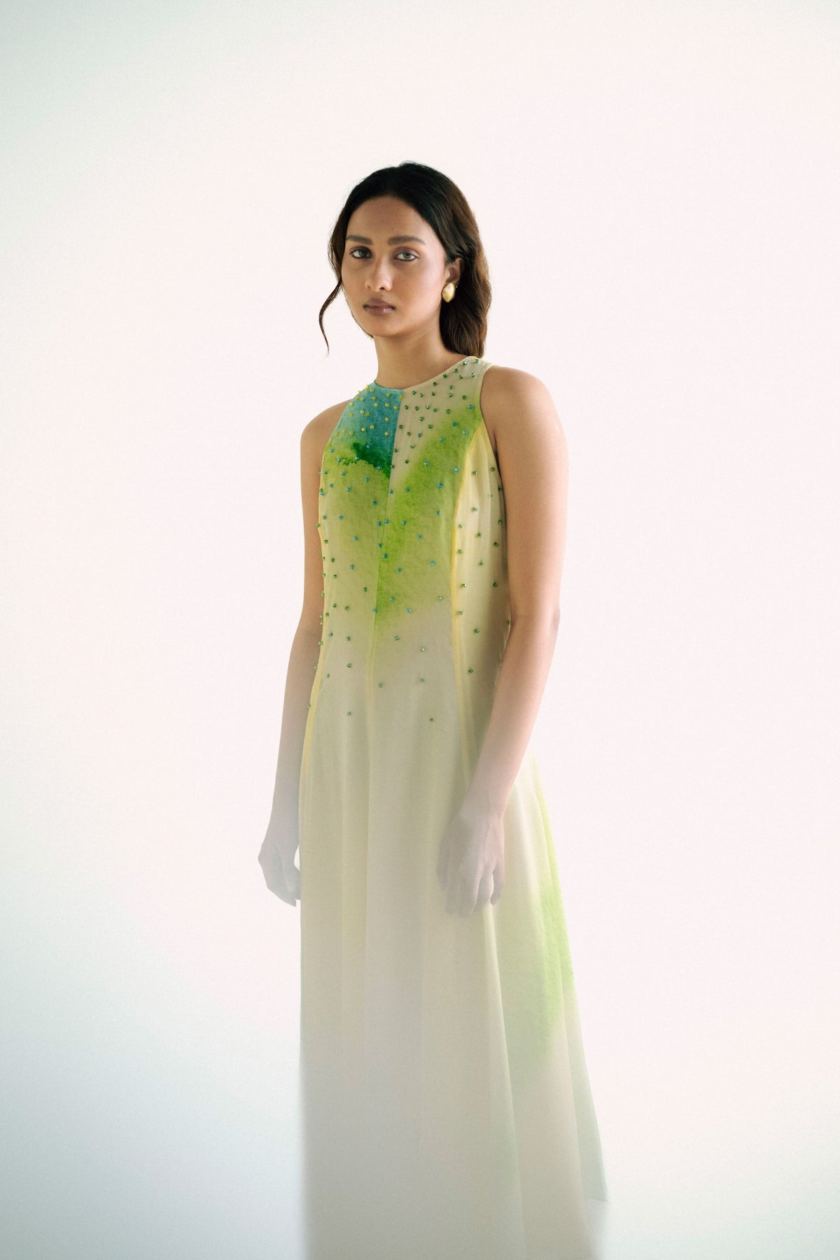 Embroidered Multicolor Dress