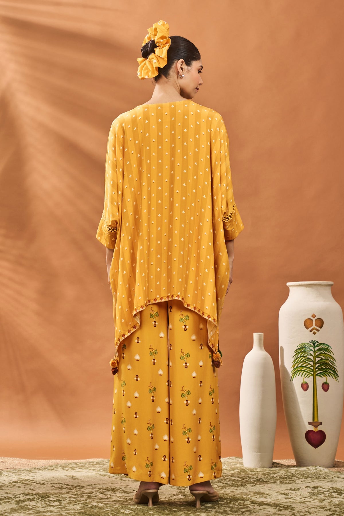 Ochre Spade Blossom Co-ord Set
