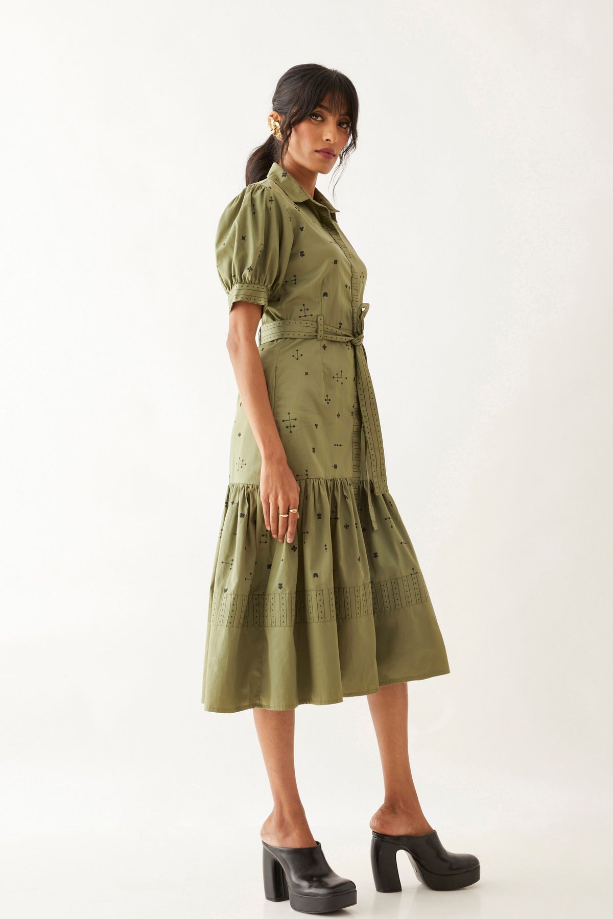 Leni Sage Dress