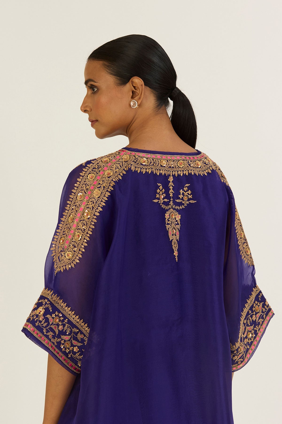 Ayra Purple Kaftan