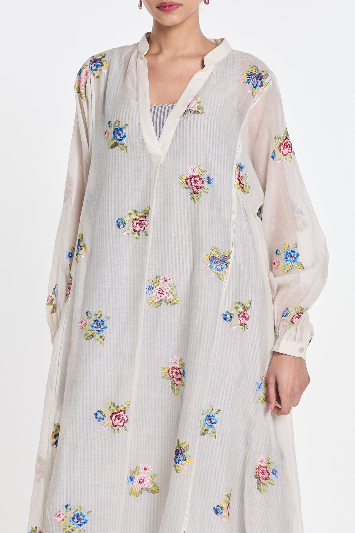 Begonia Embroidered Dress
