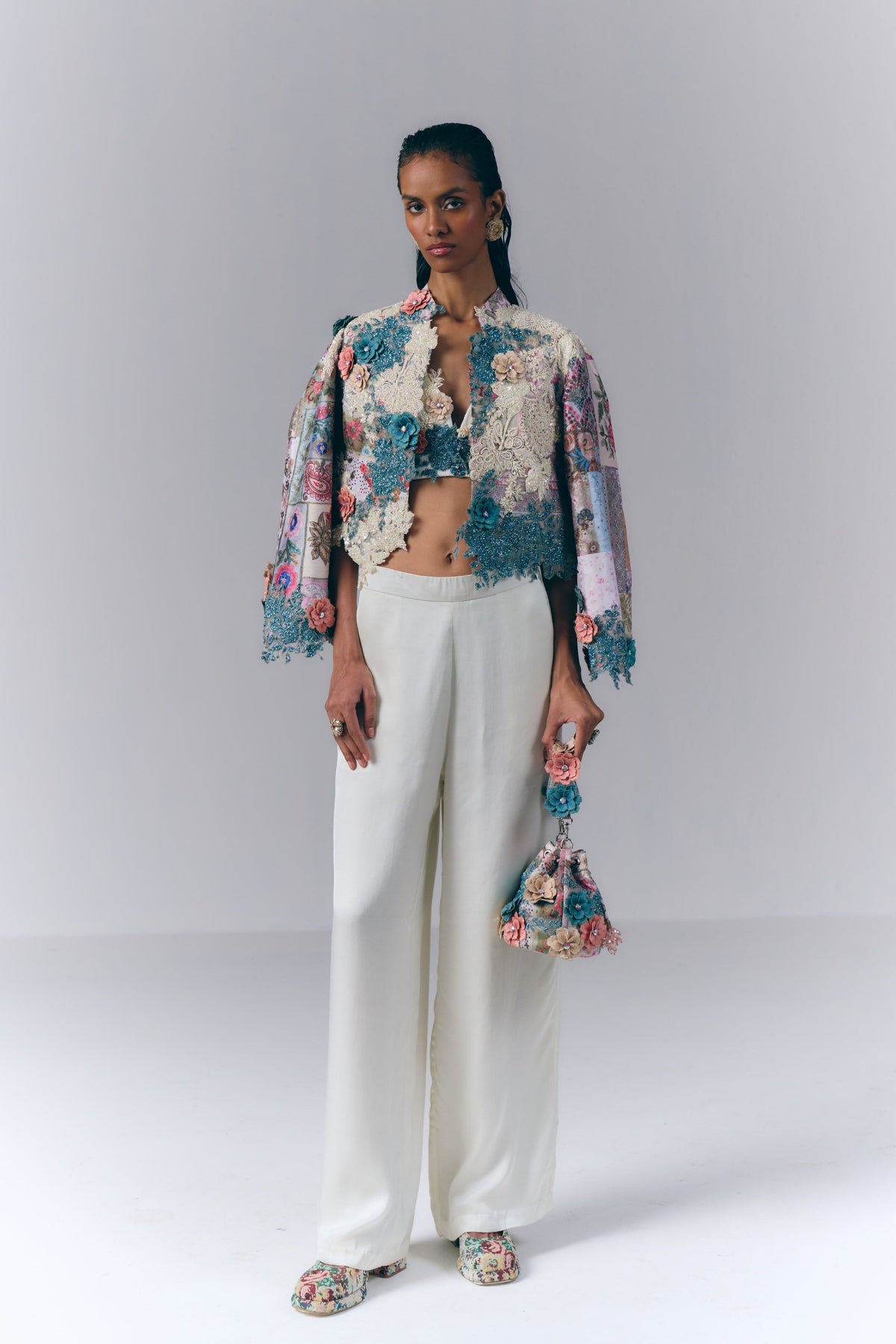 Printed Floral Co-Ord Jacket Set