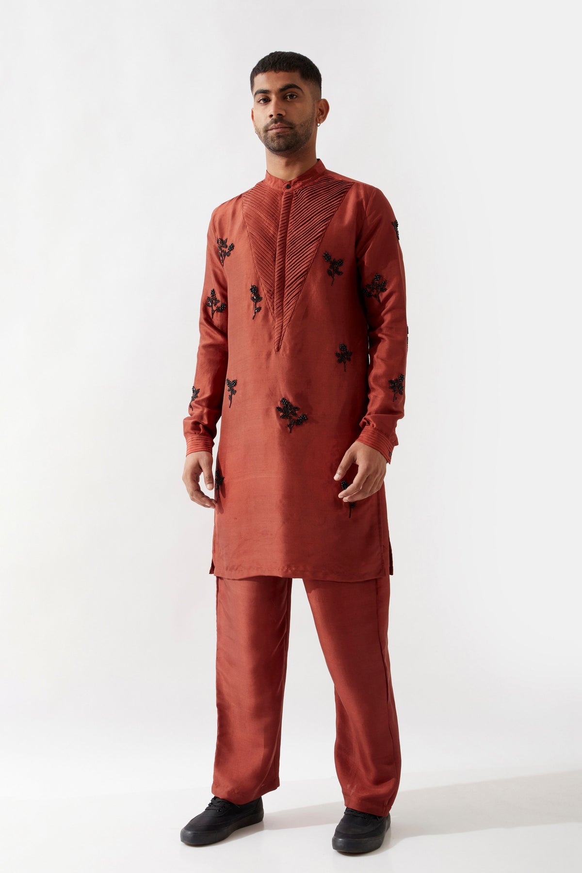 Nash Maroon Kurta Set