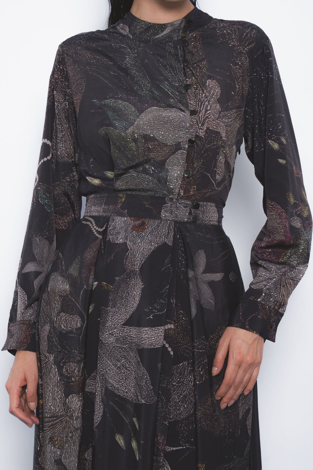 Wrap Dress in Silva Print