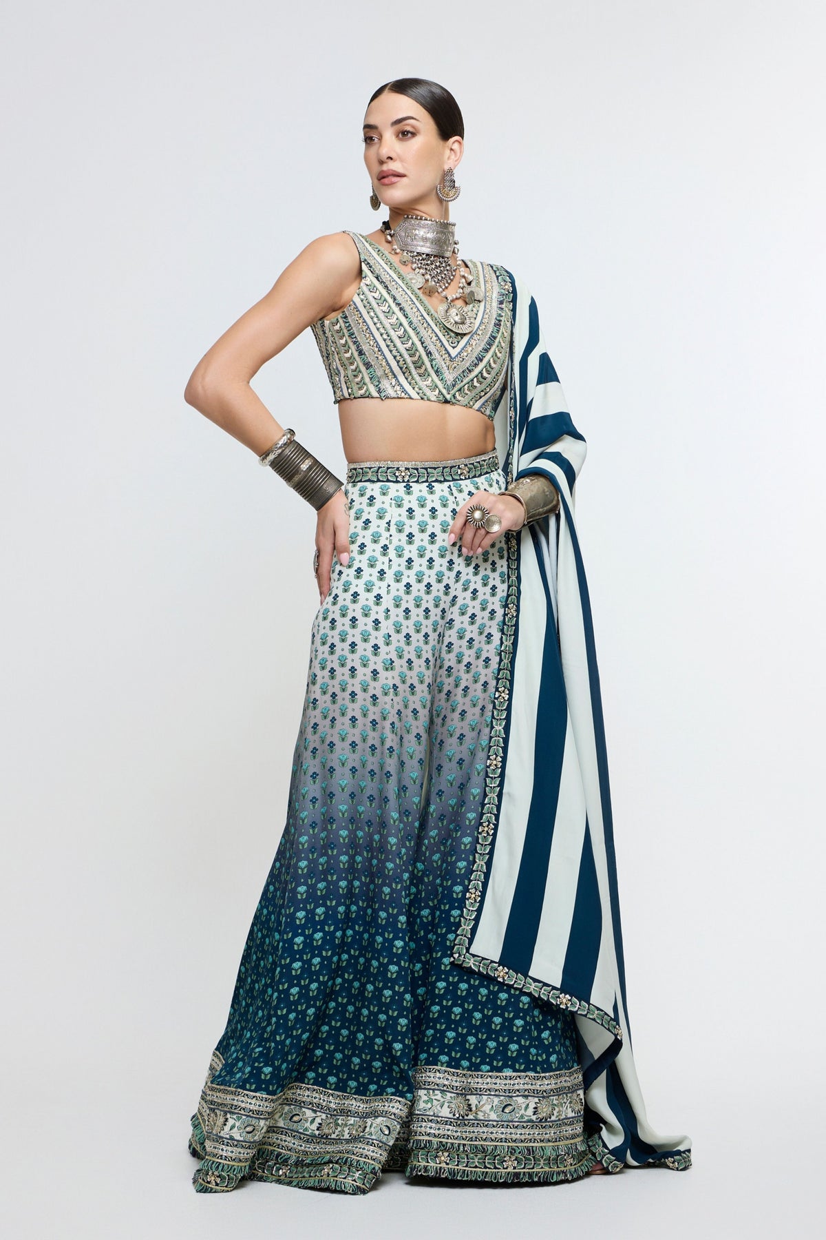 Nayab Sharara Set