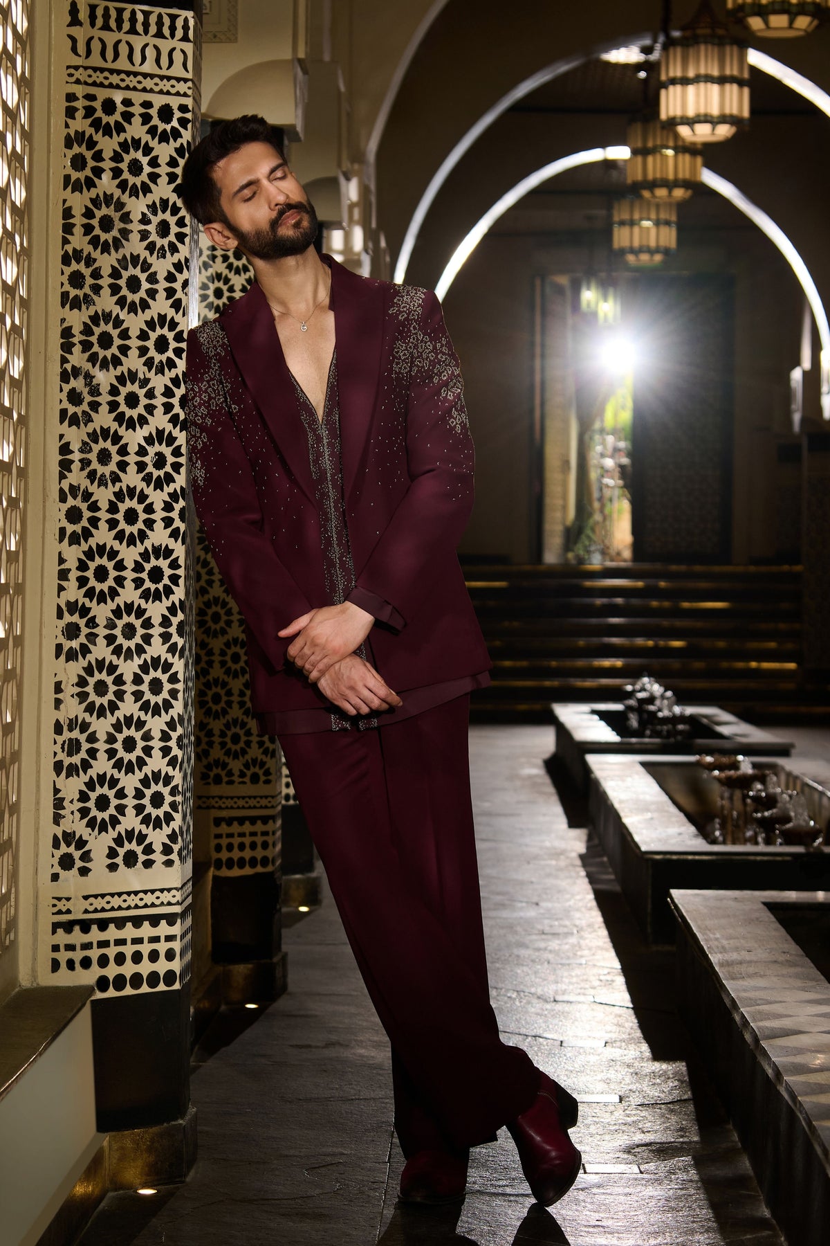 Garnet Short Jacket Set