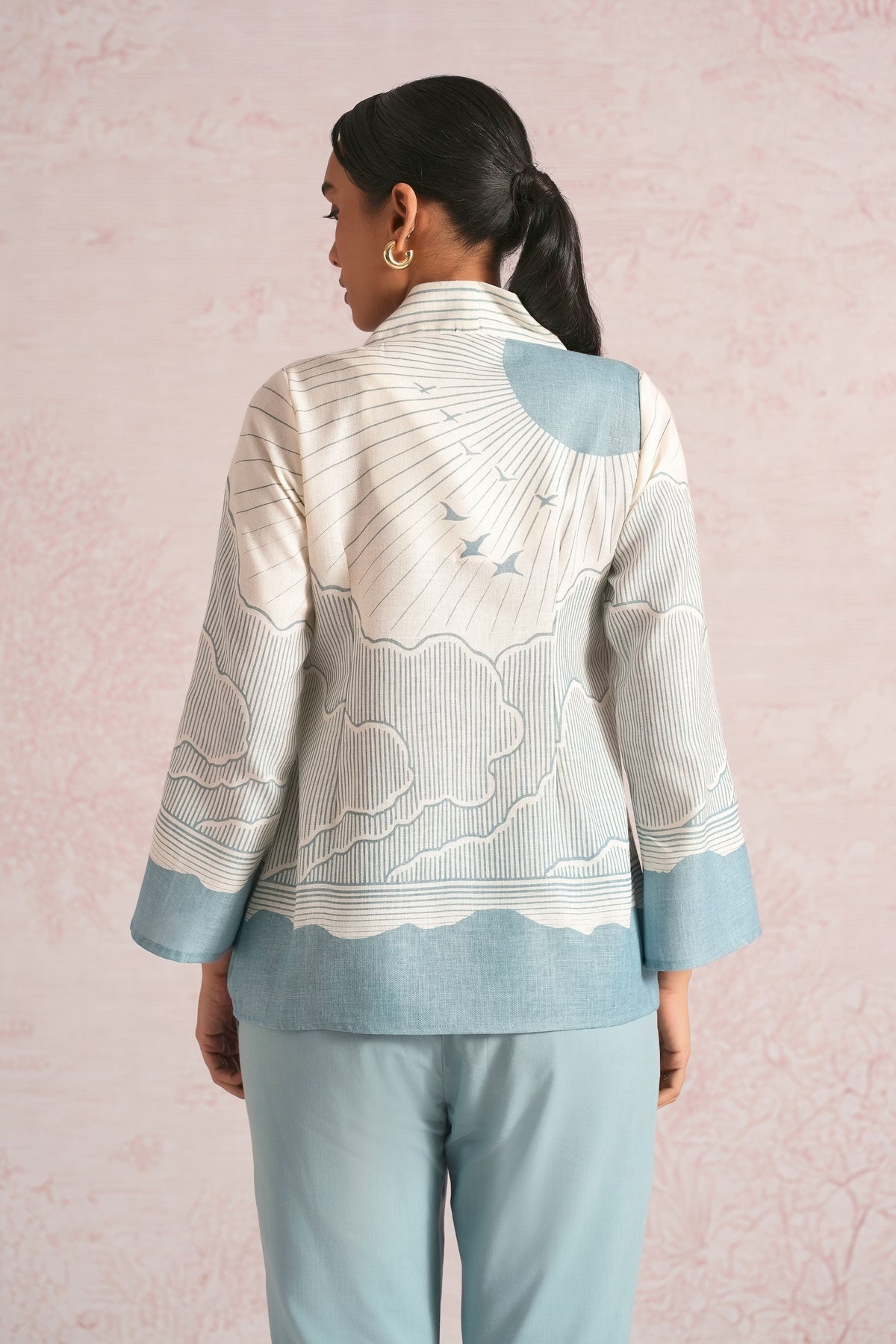 Silver Blueberry Jacket Set