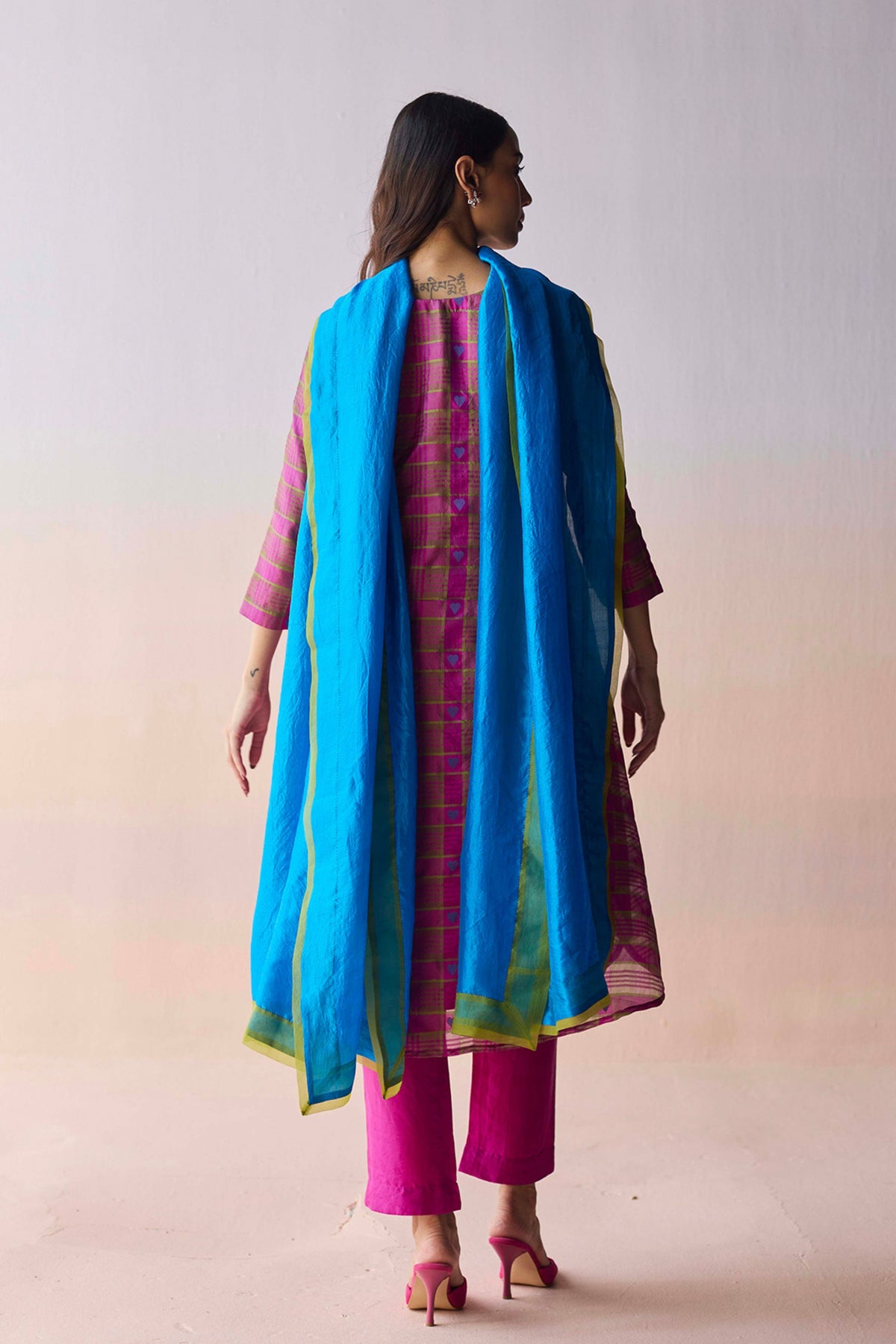 Lightfall Blue Dupatta