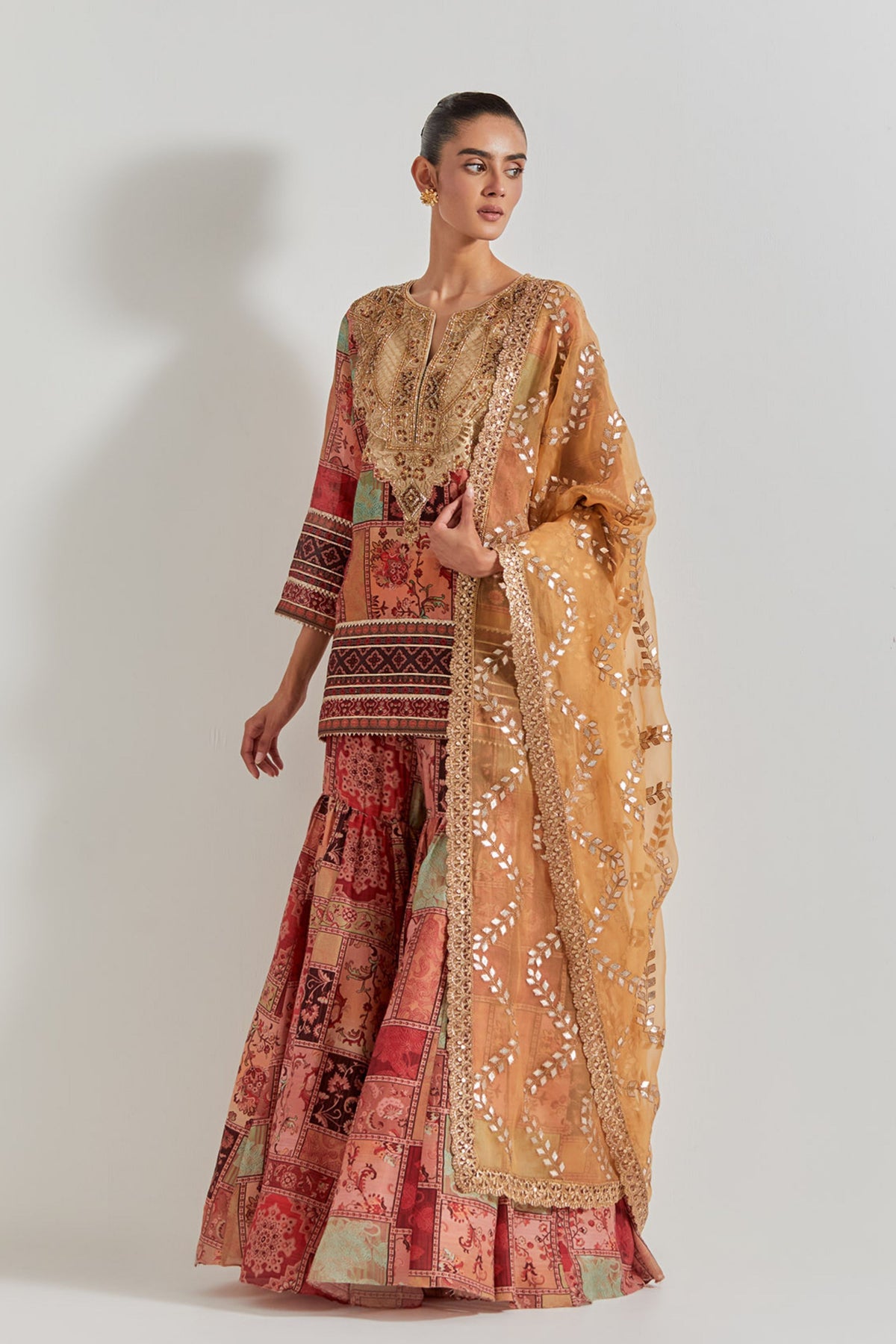 Spicy Glam Sharara Set