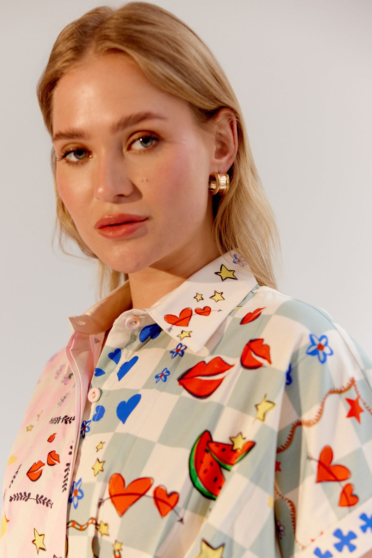 Boardgame Coral Midi Dress