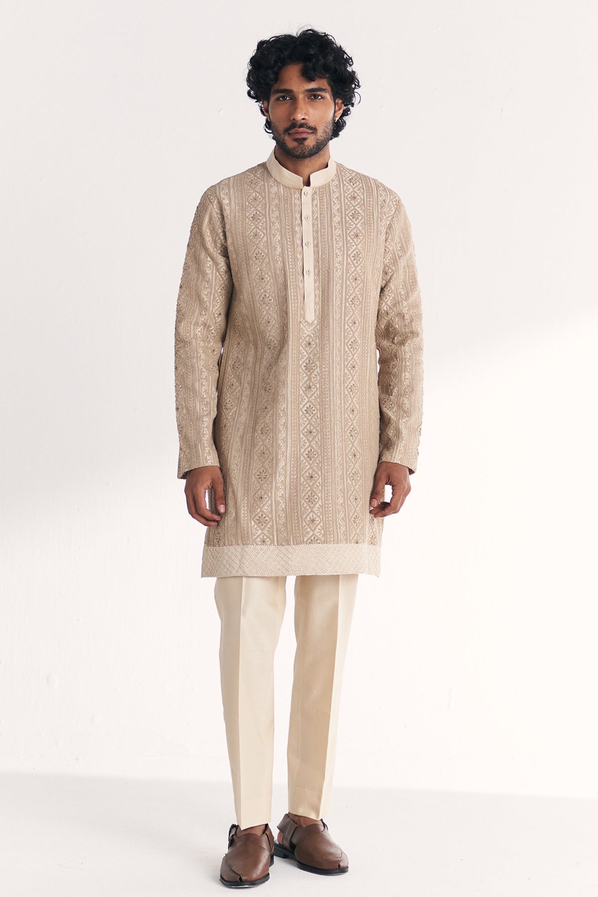 Janak Ivory Kurta Set