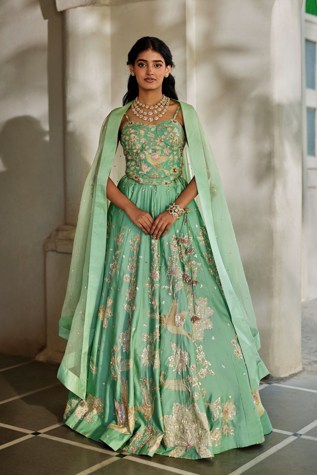 Heli Lehenga Set