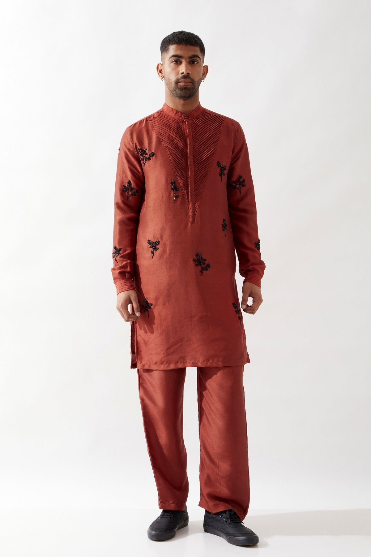 Nash Maroon Kurta Set